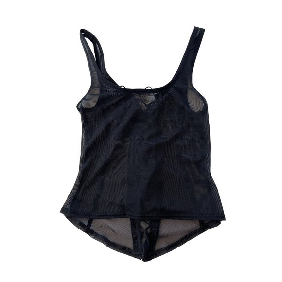 Sheer Black Arianne Womens corset Size S/P Nylon & Lycra Blend 75j - Picture 2 of 6